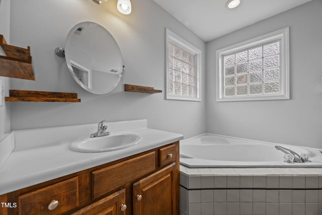 2763 Garland Ct, Creedmoor, NC 27522 - bathroom featuring vanity and a bath