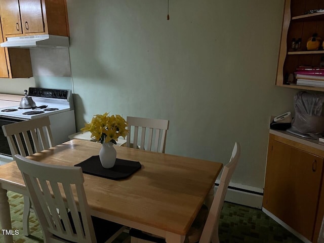 904-906 Mckay Ave, Dunn, NC 28334 - dining space with a baseboard radiator