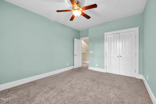 4324 Brighton Ridge Dr, Apex, NC 27539 - unfurnished bedroom featuring carpet flooring, a closet, and ceiling fan