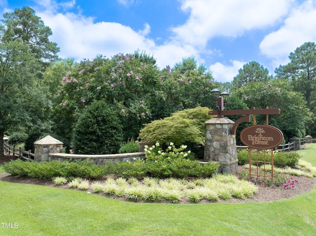 4324 Brighton Ridge Dr, Apex, NC 27539 - community / neighborhood sign with a lawn