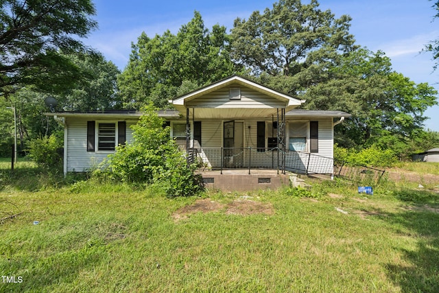 1141 Morgan Rd, Henderson, NC 27537 - view of front of house featuring a porch