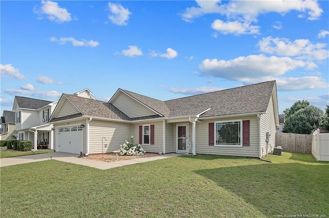 1214 Herring Gull Dr, Fayetteville, NC 28306 - single story home with driveway, an attached garage, and roof with shingles