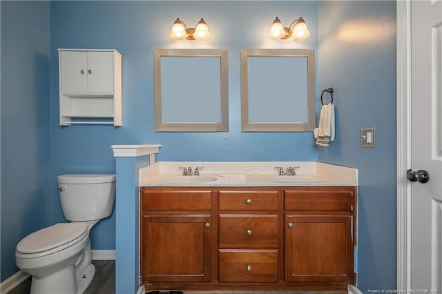 1214 Herring Gull Dr, Fayetteville, NC 28306 - full bath featuring double vanity and toilet