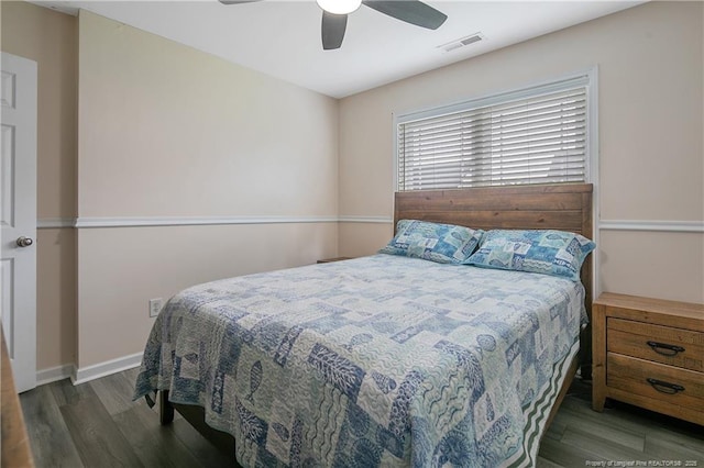 1214 Herring Gull Dr, Fayetteville, NC 28306 - bedroom featuring wood finished floors and ceiling fan