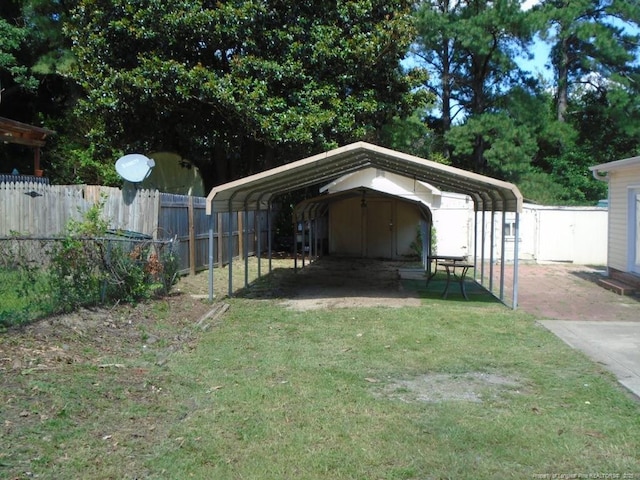 2631 Stonehaven Dr, Fayetteville, NC 28306 - view of vehicle parking with a carport