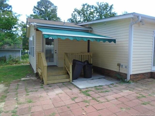 2631 Stonehaven Dr, Fayetteville, NC 28306 - back of house with a patio
