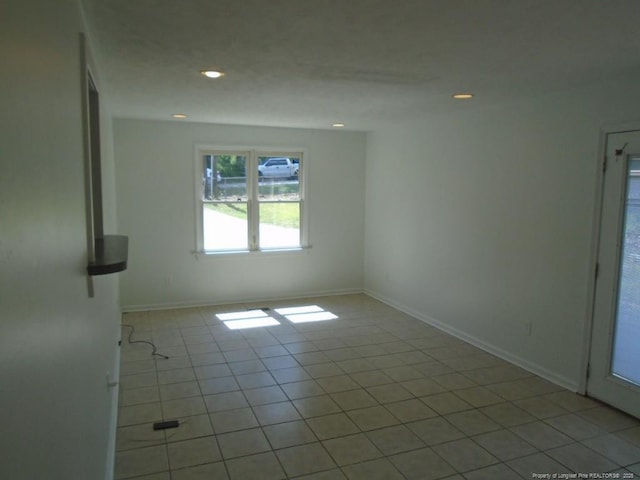 2631 Stonehaven Dr, Fayetteville, NC 28306 - spare room with light tile patterned floors and recessed lighting