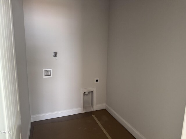 5486 Jaeger Dr Lot # 37, Graham, NC 27253 - laundry area with electric dryer hookup and hookup for a washing machine