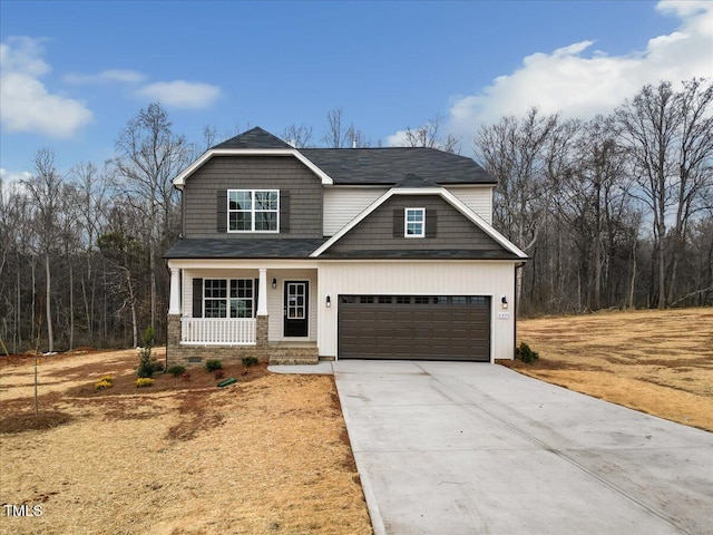 5486 Jaeger Dr Lot # 37, Graham, NC 27253 - craftsman-style house with driveway and a porch