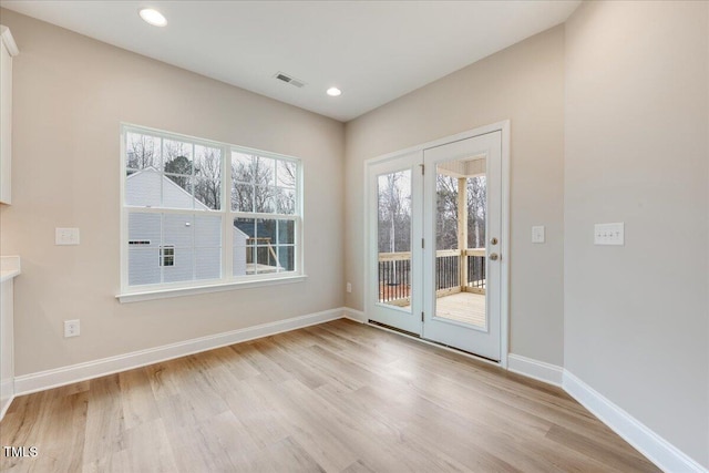 5486 Jaeger Dr Lot # 37, Graham, NC 27253 - unfurnished room with healthy amount of natural light, wood finished floors, and recessed lighting