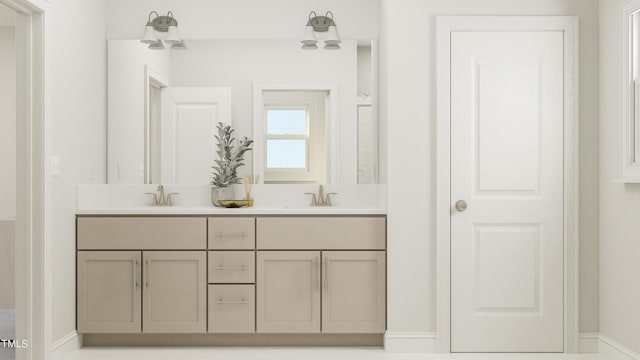 884 Cassa Clubhouse Way, Knightdale, NC 27545 - bathroom with double vanity
