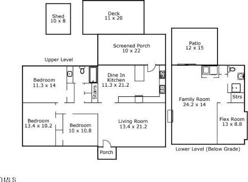 3408 Brentwood Rd, Raleigh, NC 27604 - view of home floor plan