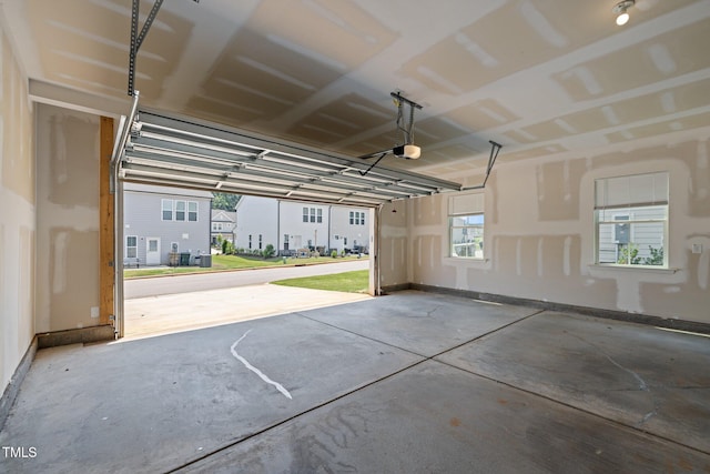 348 Abbots Mill Dr, Raleigh, NC 27603 - garage with baseboards