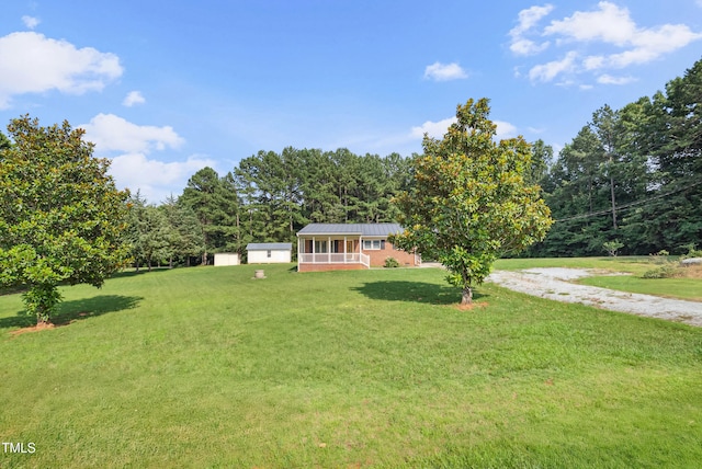7060 Dirgie Mine Rd, Roxboro, NC 27574 - view of front of home featuring a front lawn