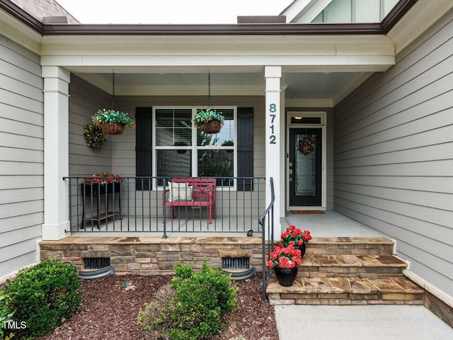 8712 Halsey Ln, Wake Forest, NC 27587 - property entrance featuring covered porch