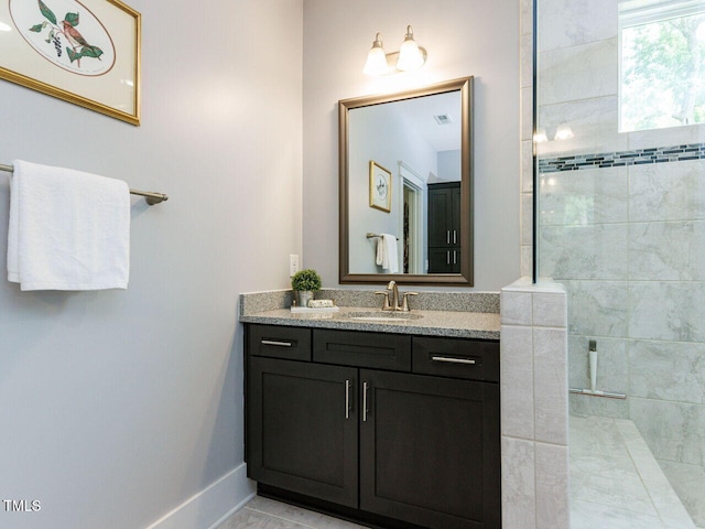 8712 Halsey Ln, Wake Forest, NC 27587 - full bath featuring vanity and a walk in shower