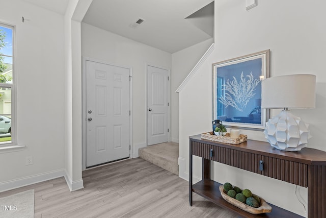 837 Stable Fern Dr, Fuquay Varina, NC 27526 - entryway featuring light wood-style flooring
