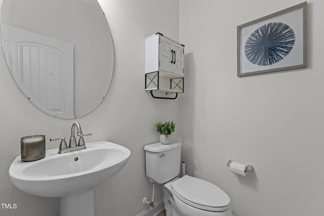 837 Stable Fern Dr, Fuquay Varina, NC 27526 - half bathroom with a sink and toilet