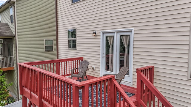 837 Stable Fern Dr, Fuquay Varina, NC 27526 - view of wooden deck