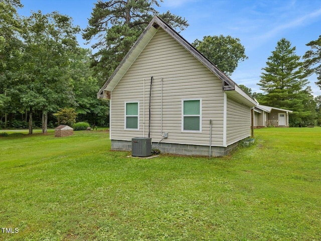 358 Benjie Williams Rd, Staley, NC 27355 - view of home's exterior featuring a yard