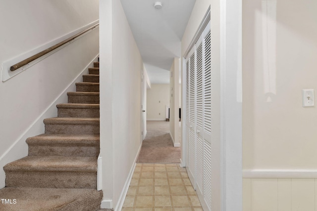 15 Willow Bridge Dr, Durham, NC 27707 - stairway featuring carpet flooring