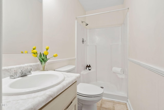 15 Willow Bridge Dr, Durham, NC 27707 - bathroom with vanity, a shower, and tile patterned floors