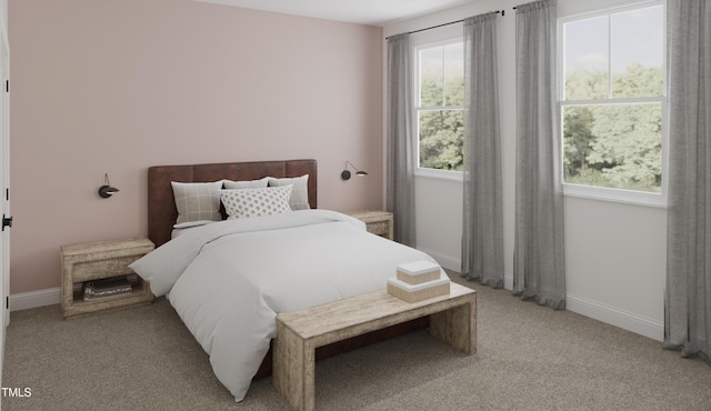 121 N Harvest Ridge Way Unit 262, Wilsons Mills, NC 27520 - bedroom with light colored carpet and baseboards