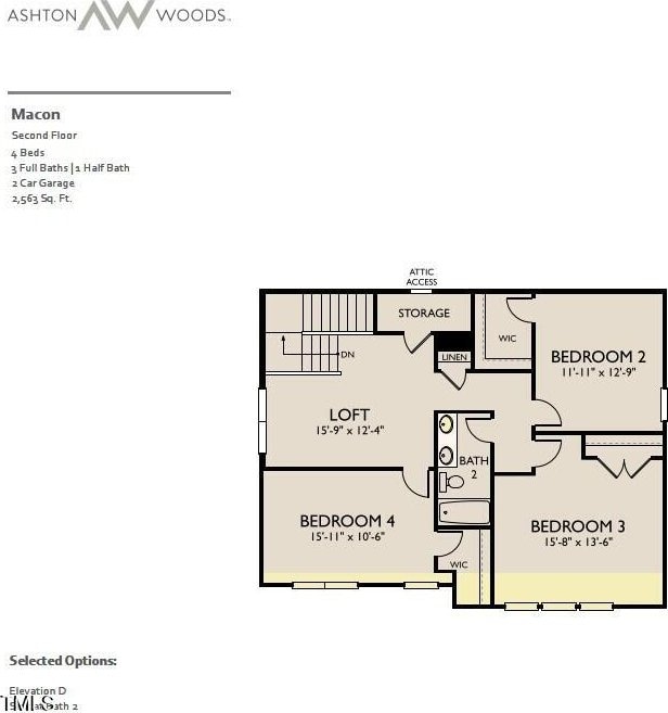 121 N Harvest Ridge Way Unit 262, Wilsons Mills, NC 27520 - view of home floor plan