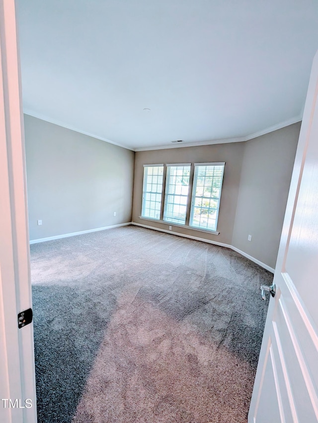 4221 Del Webb Ave, Cary, NC 27519 - spare room with carpet flooring and crown molding