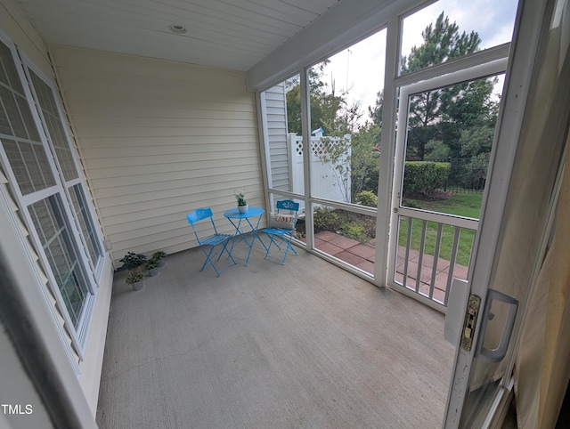 4221 Del Webb Ave, Cary, NC 27519 - view of unfurnished sunroom