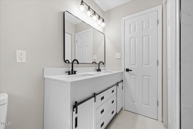 691 Oak Grove Rd, Roxboro, NC 27574 - full bath with double vanity and toilet