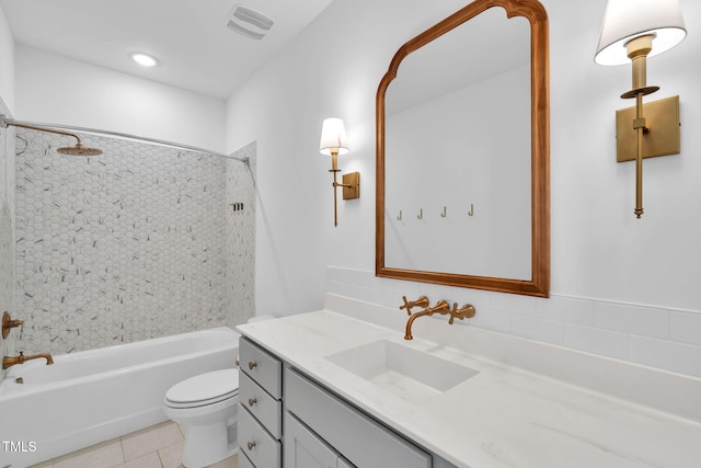6928 Will Let Ln, Wake Forest, NC 27587 - bathroom with vanity, bathing tub / shower combination, and tile patterned flooring