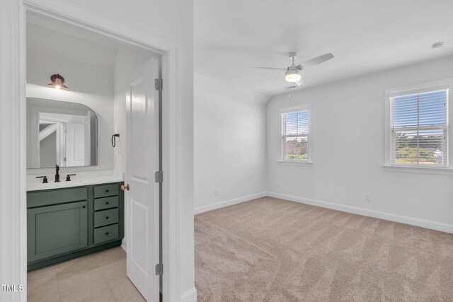 6928 Will Let Ln, Wake Forest, NC 27587 - unfurnished bedroom featuring light carpet and ceiling fan