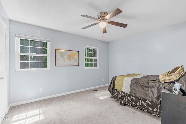 6311 New Market Way, Raleigh, NC 27615 - bedroom featuring carpet flooring and a ceiling fan