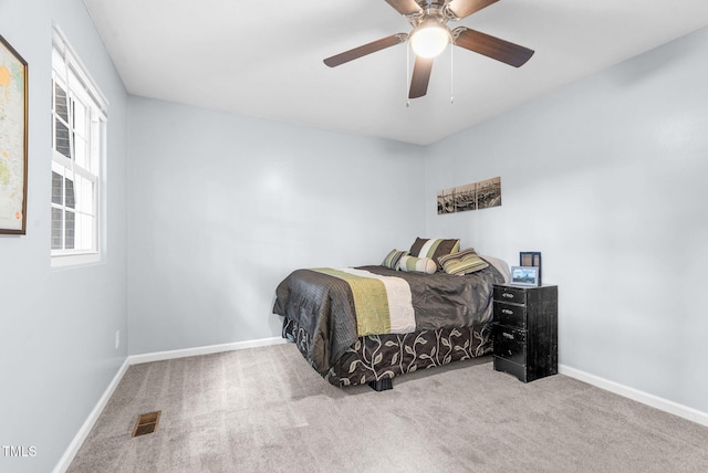 6311 New Market Way, Raleigh, NC 27615 - bedroom featuring carpet floors and a ceiling fan