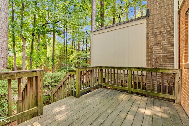 6311 New Market Way, Raleigh, NC 27615 - view of wooden terrace