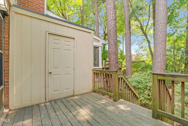 6311 New Market Way, Raleigh, NC 27615 - view of wooden deck