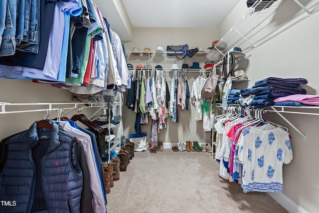 5116 Trembath Ln, Cary, NC 27519 - walk in closet featuring carpet