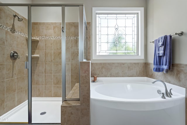 5116 Trembath Ln, Cary, NC 27519 - full bath with a bath and a stall shower
