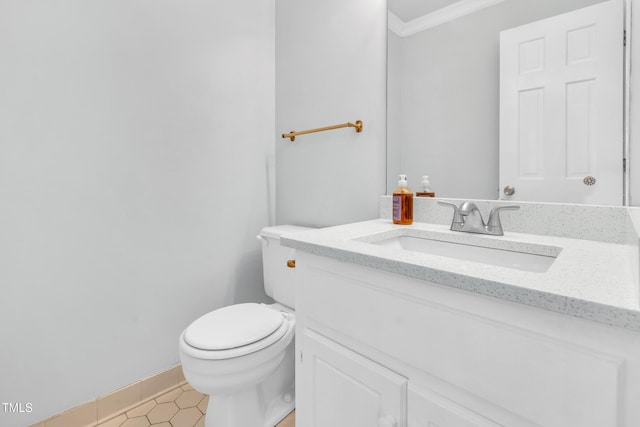 1200 Cambridge Rd NW, Wilson, NC 27896 - bathroom featuring vanity and crown molding