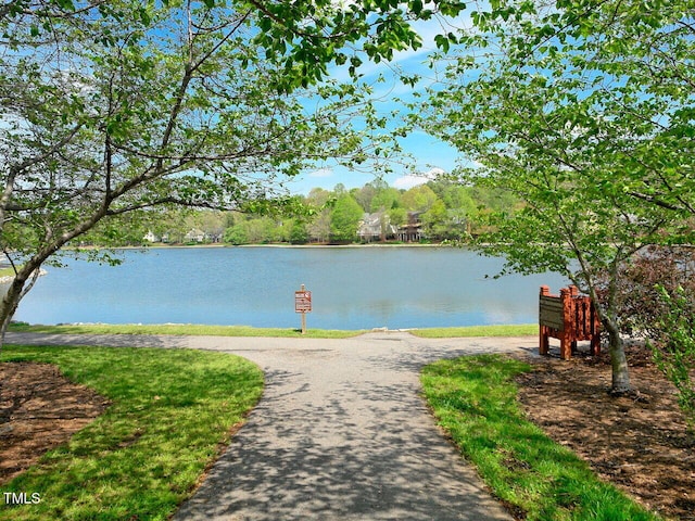 103 Glenstone Ln, Cary, NC 27518 - water view featuring a boat ramp