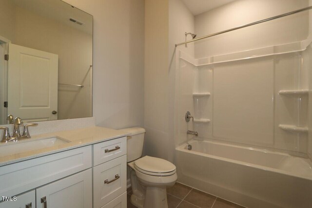 2721 Hunter Woods Dr # 565, Apex, NC 27502 - full bath featuring vanity, tile patterned flooring, and washtub / shower combination