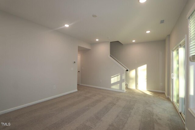 2721 Hunter Woods Dr # 565, Apex, NC 27502 - empty room featuring recessed lighting and light colored carpet