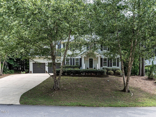 4032 Brook Cross Dr, Apex, NC 27539 - view of property hidden behind natural elements featuring driveway