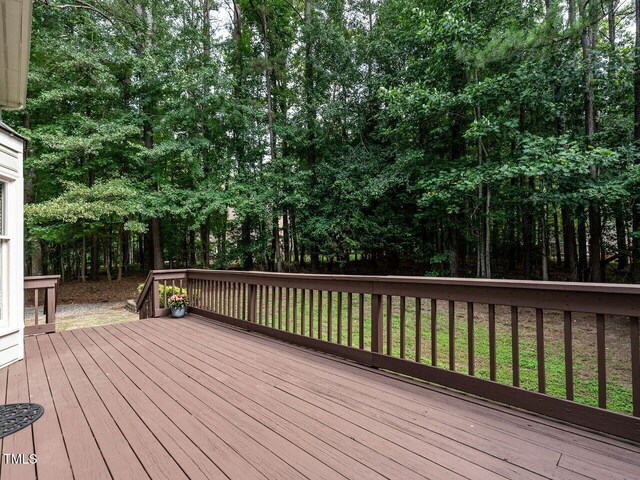 4032 Brook Cross Dr, Apex, NC 27539 - view of wooden deck