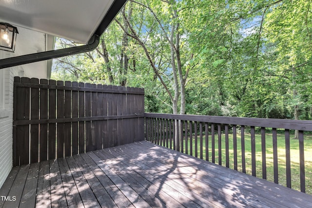 2408 Glascock St, Raleigh, NC 27610 - deck featuring a lawn