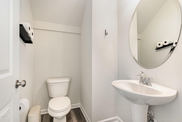 1425 Herb Garden Way, Apex, NC 27502 - bathroom featuring wood finished floors and toilet