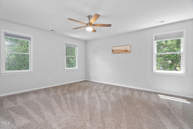 114 Dalmeny Dr, Cary, NC 27513 - carpeted spare room featuring ceiling fan and baseboards
