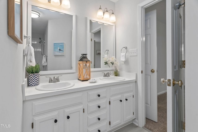 114 Dalmeny Dr, Cary, NC 27513 - full bath with double vanity and a shower