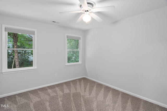 114 Dalmeny Dr, Cary, NC 27513 - carpeted spare room with plenty of natural light and a ceiling fan